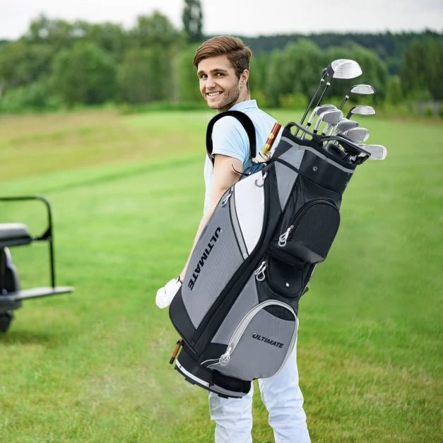 Golf maišas Juoda ir pilka