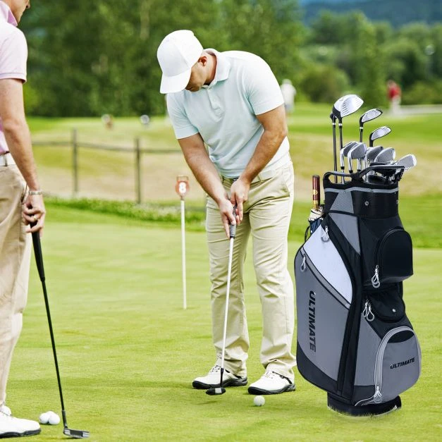 Golf maišas Juoda ir pilka