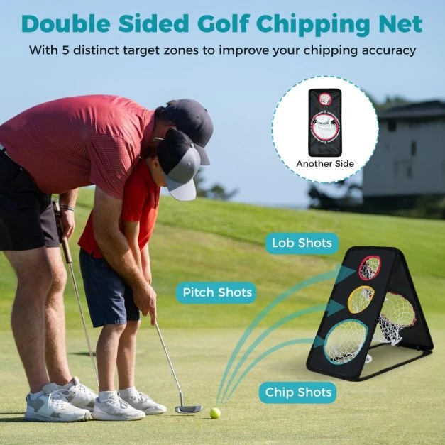 Golfo chipping tinklas juodas