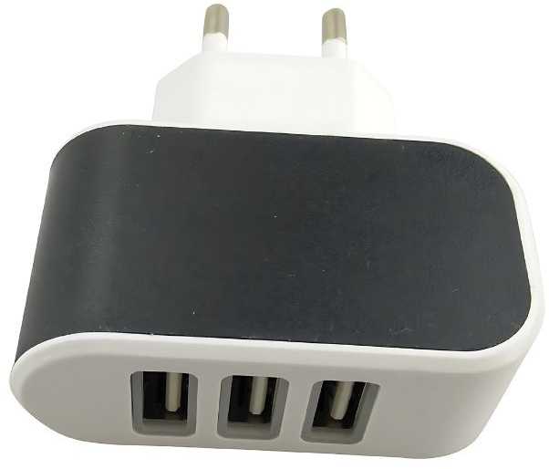 Greito įkrovimo įkroviklis 5W, 3x USB, Quick Charge 3.0