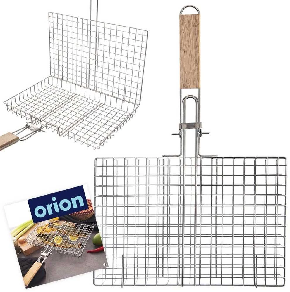 Ultra Clean Orion Grilio krepšelis 32x49 cm Metalinis su mediniu rankena