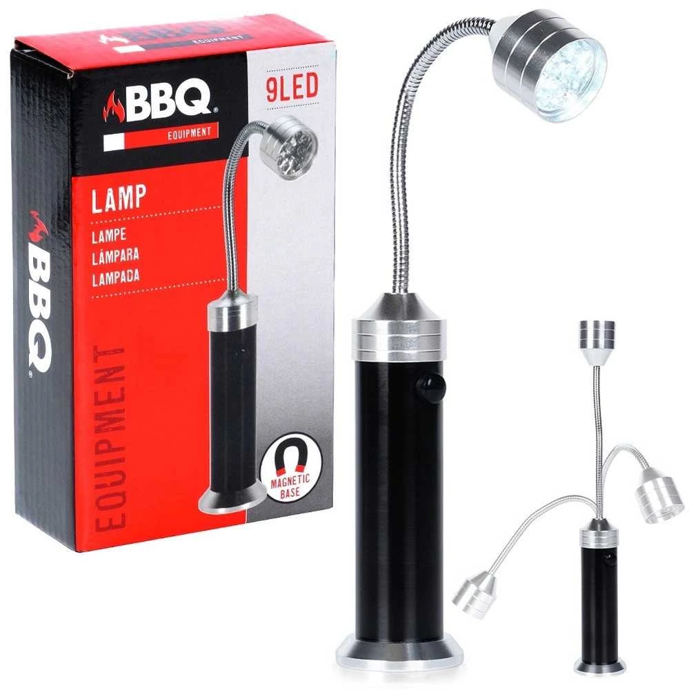 Mondex BBQ LED Grilio Lempa Magnetinė 24 cm - Pasukama, Aukščio Reguliuojama