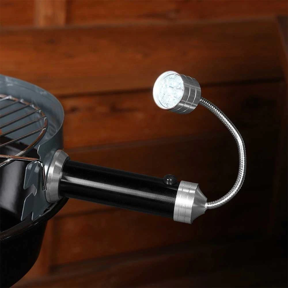 Mondex BBQ LED Grilio Lempa Magnetinė 24 cm - Pasukama, Aukščio Reguliuojama