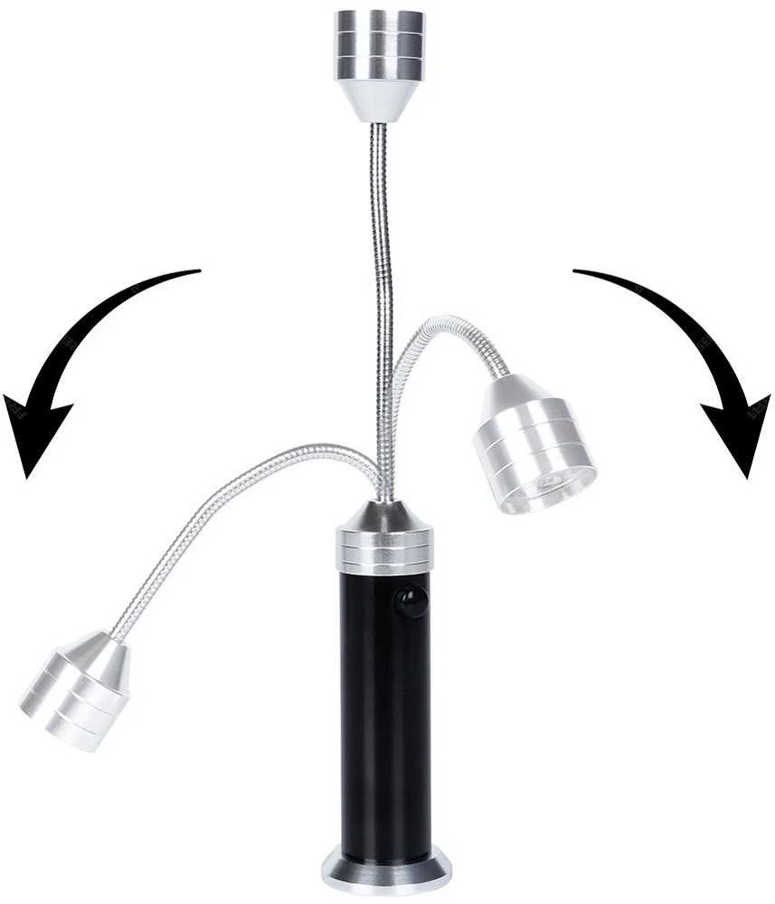 Mondex BBQ LED Grilio Lempa Magnetinė 24 cm - Pasukama, Aukščio Reguliuojama