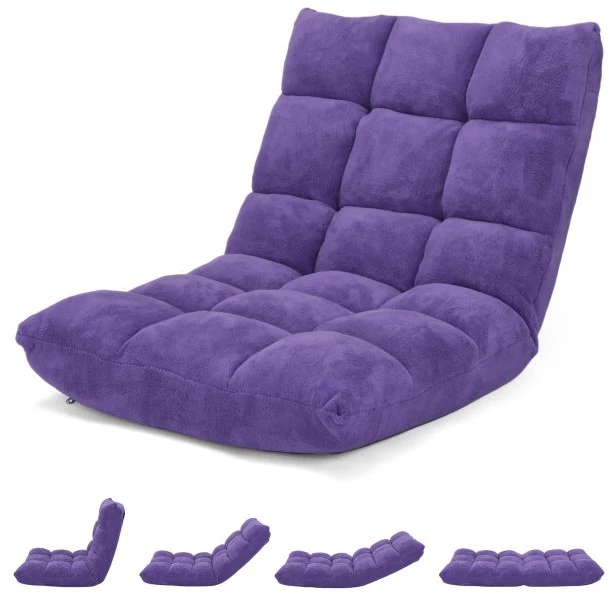 Grindinė kėdė violetinė