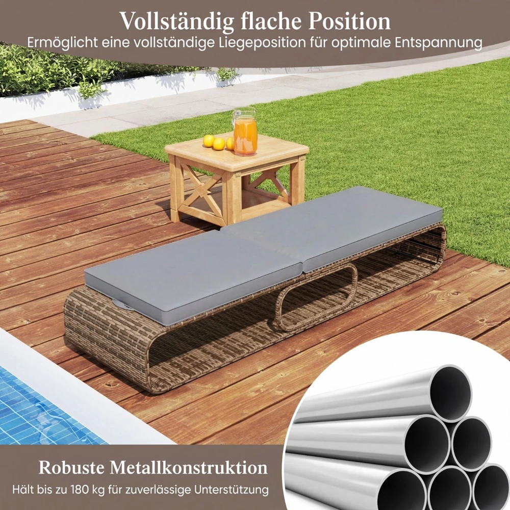 Gultas 185 x 65 x 26-86 cm