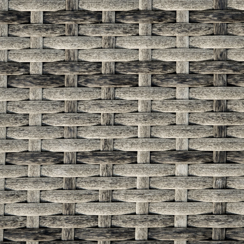Outsunny poliratano gultas, sodo gultas su pagalve, 5 padėčių reguliuojamas, S formos, metalinis, pilkas, 207 x 70 x 70 cm