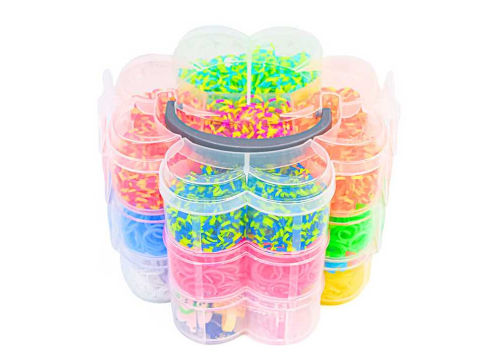 Lean Toys Gumelių Rinkinys Apyrankėms Kurti, 4500 vnt.