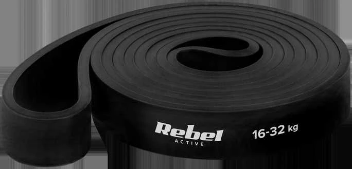 TPE mankštos juostų rinkinys - Power Band PTs-1, 4-55 kg, 5 TPE juostos, REBEL ACTIVE