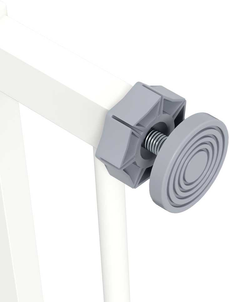 PawHut apsauginiai varteliai šunims, pertvara, 74-80 cm, apsauginiai varteliai laiptams augintiniams, tinklelis šunims, apsauginiai varteliai be gręžimo, metalas, plastikas, balti