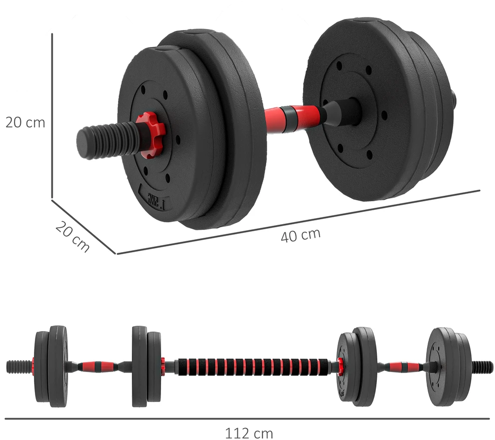 Hanteliai 15 kg 15 vnt.