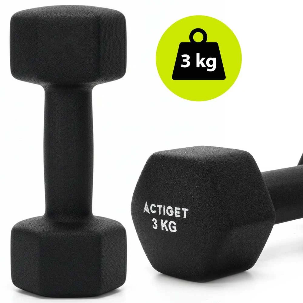 Springos Hantelių rinkinys 12 kg 7 vnt.