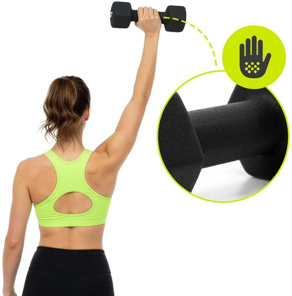 Springos Hantelių rinkinys 12 kg 7 vnt.