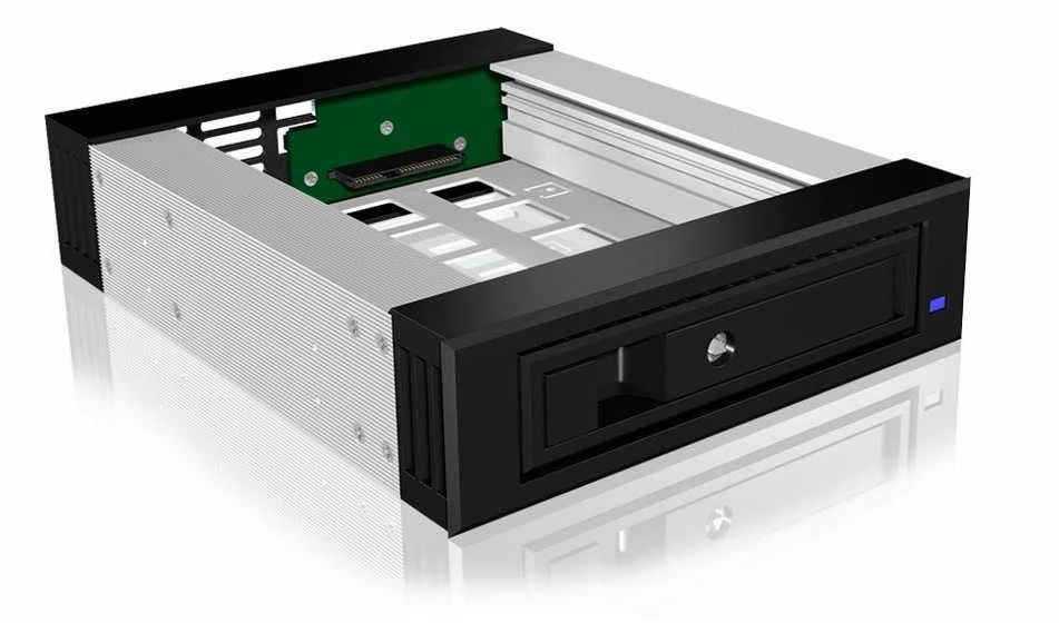 ICYBOX IB-129SSK-B Icy Box mobilus stovas skirtas 3.5/2.5 SATA/SAS HDD, Juodas