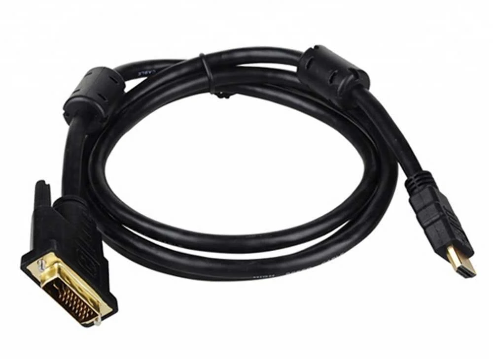 HDMI-DVI kabelis 2 m HD8 su auksuotais antgaliais