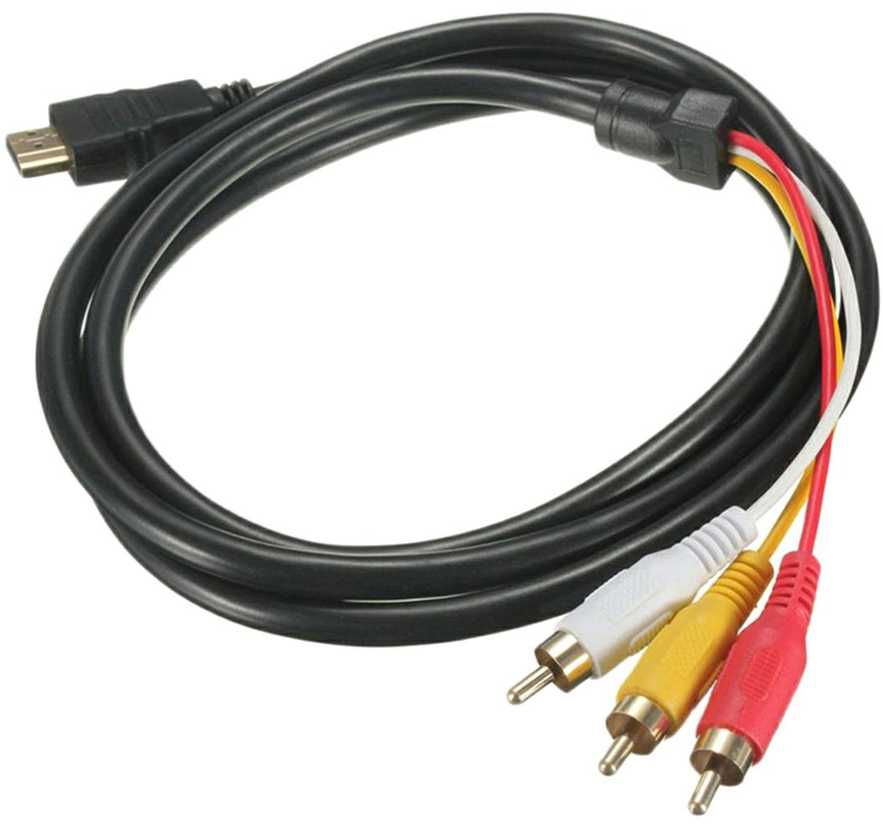 ATL HDMI į VGA + Audio 3x Chinch RCA laidas