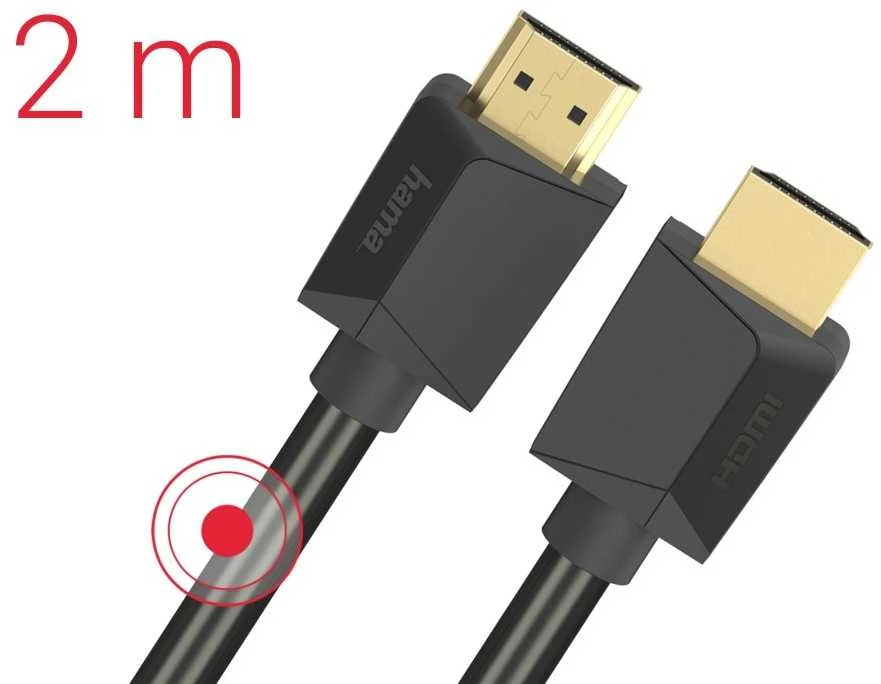 Hama HDMI 2.1 8K 2m, itin didelė sparta