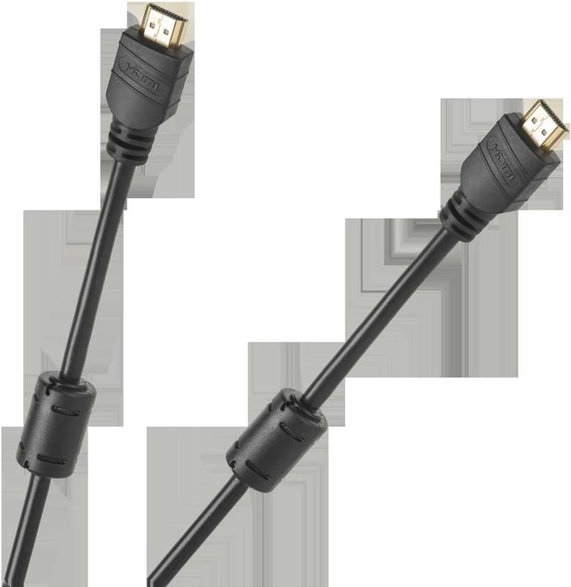 HDMI laidas su feritiniais filtrais