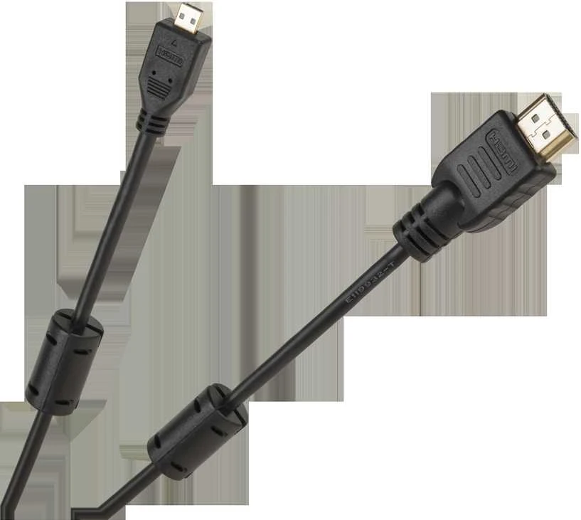 HDMI į microHDMI laidas su feritiniais filtrais