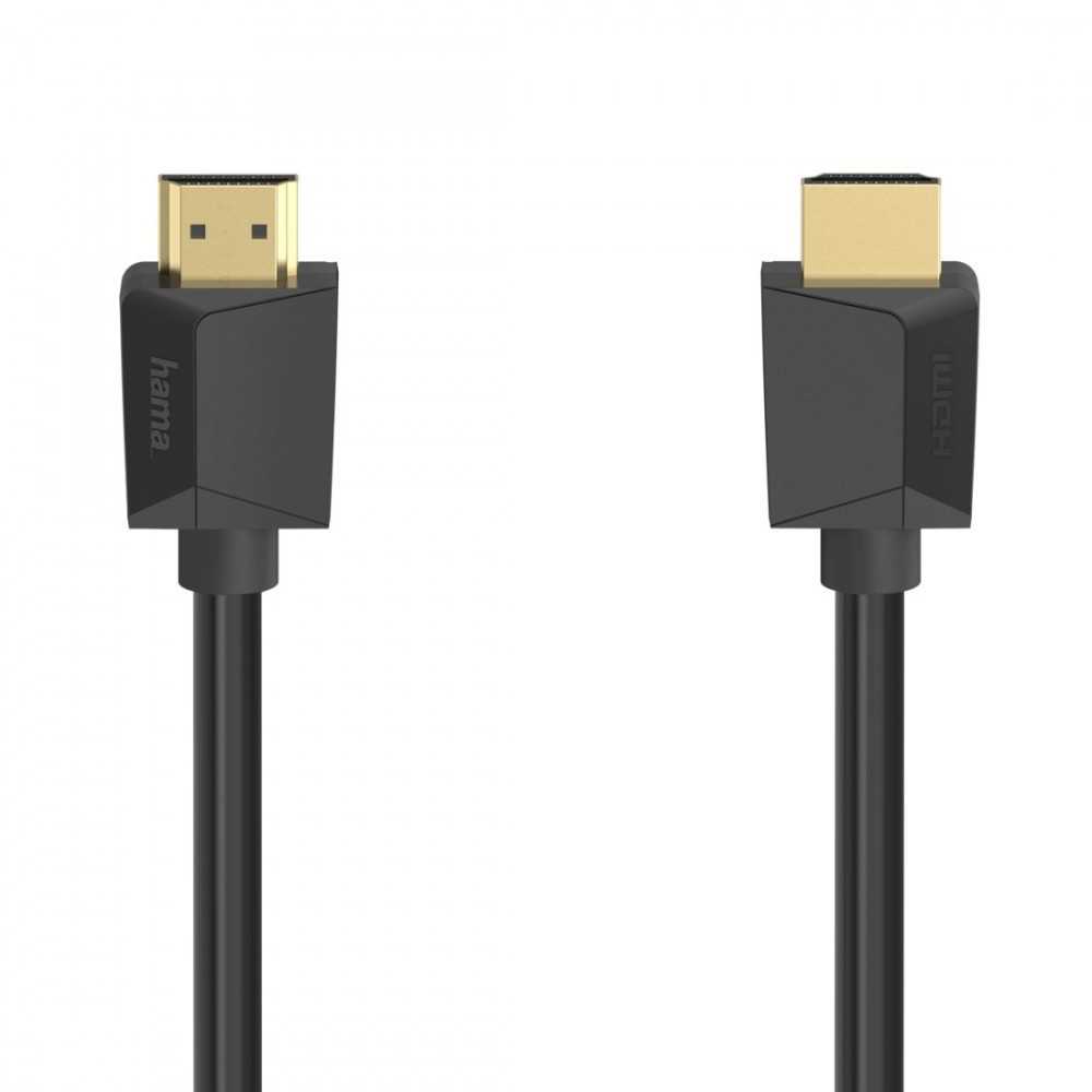 Hama HDMI 2.1 8K 2m, itin greitas, juodas