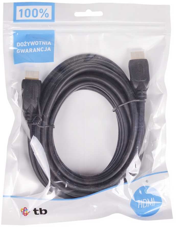 HDMI laidas TB - Kabelis HDMI 1.4 5m.