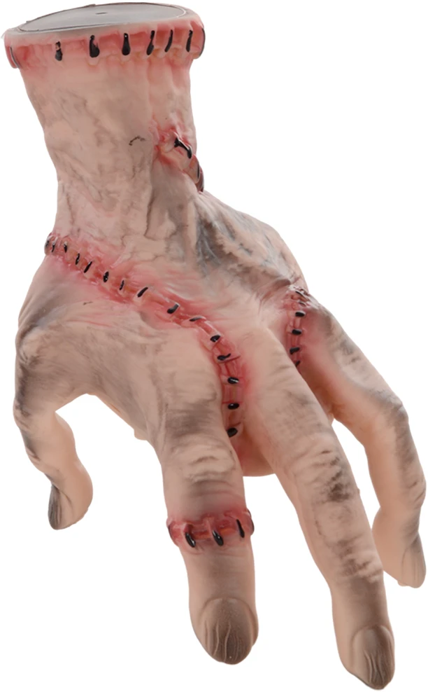 HOMCOM 21cm Helovino dekoracija Realistiška randuota ranka su veiksmo ir garso funkcija, baisi rekvizito dekoracija, siaubo rekvizitas, tinkantis Helovinui ir Cosplay