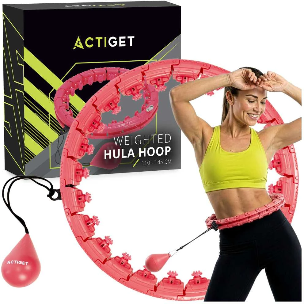 Springos Hula Hoop lankas raudonas