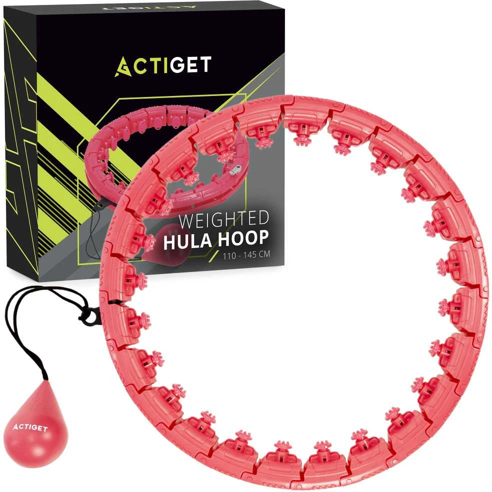 Springos Hula Hoop lankas raudonas
