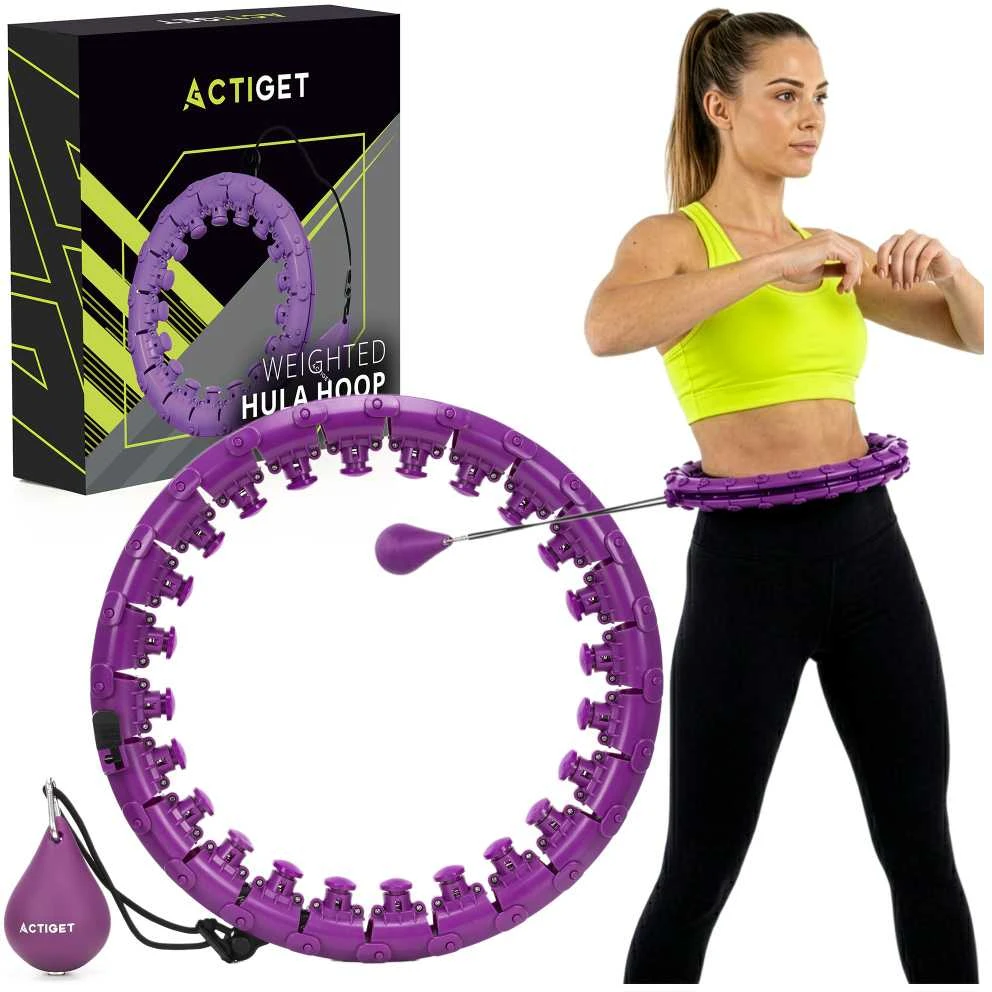 Springos Hula Hoop lankas violetinis