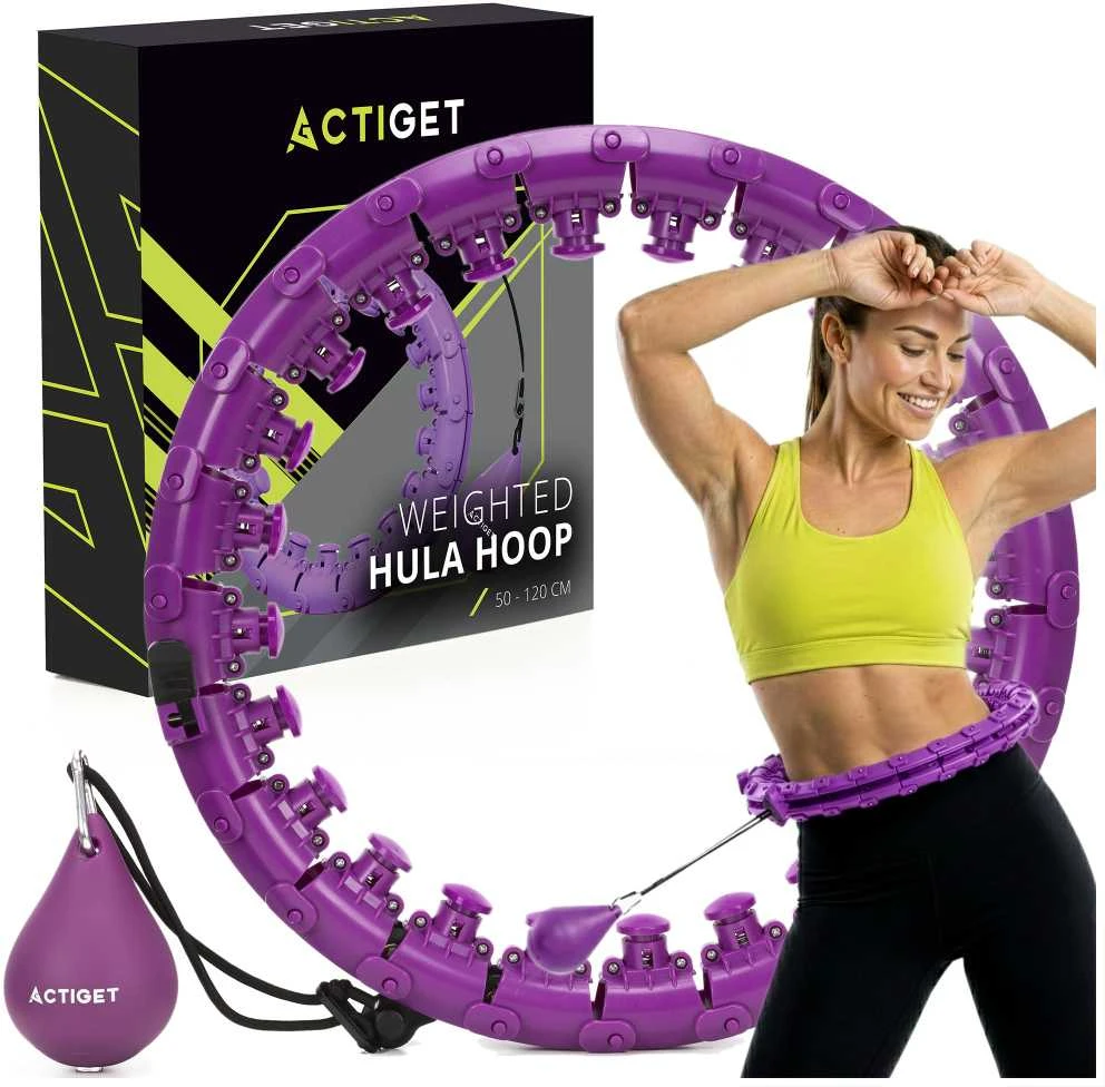 Springos Hula Hoop lankas violetinis
