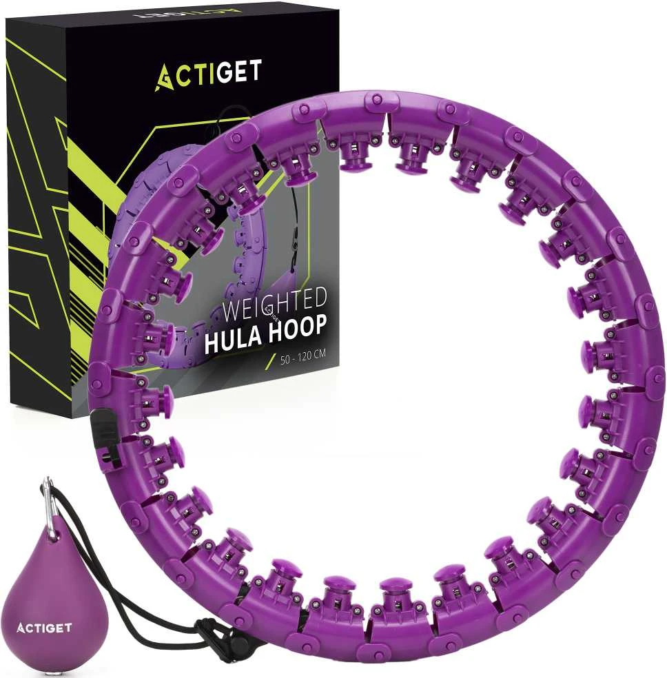 Springos Hula Hoop lankas violetinis