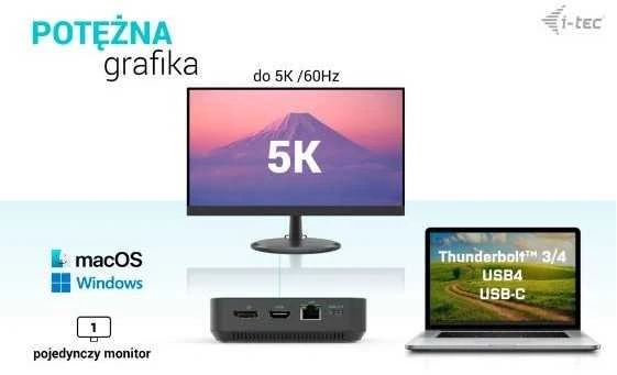 Docking station I-TEC Dual USB-C