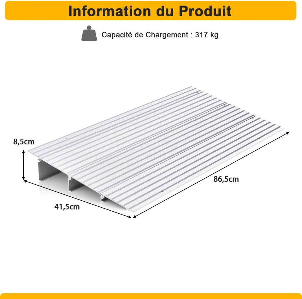 Įėjimo rampa 7.6 cm