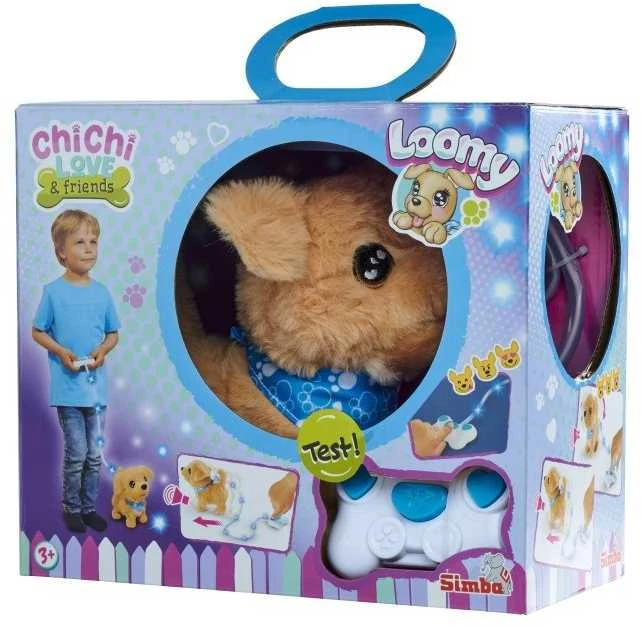 IInteraktyvus pliušinis šuo su pavadėliu Simba Chi Chi Love Loomy
