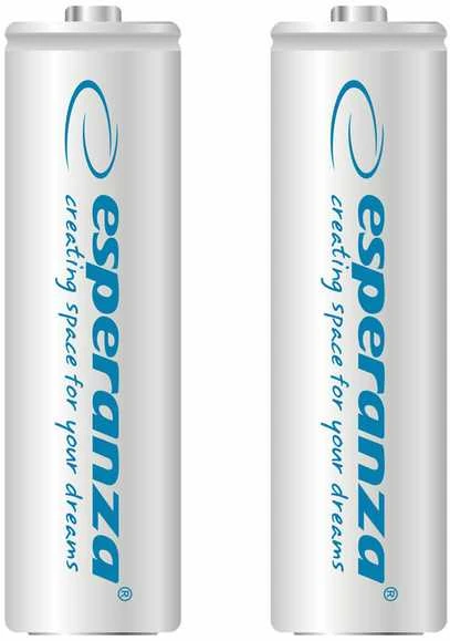 Dvi Esperanza AA 2000mAh baterijos
