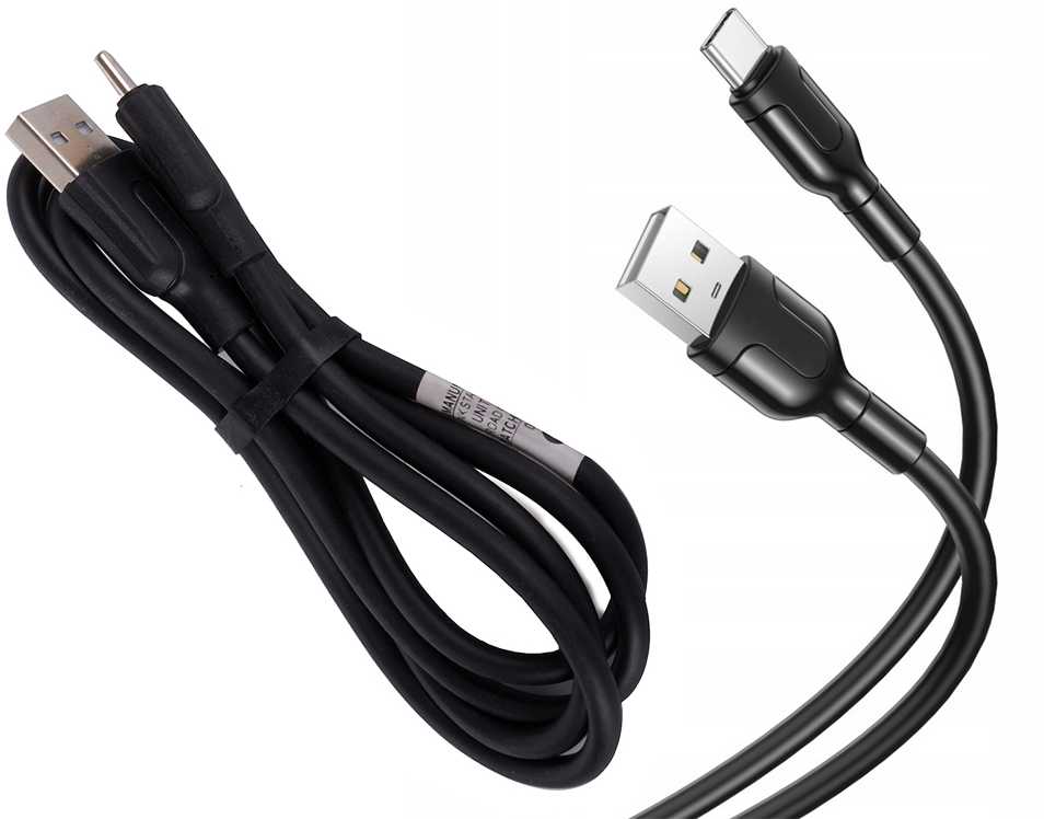 Fusion Accessories Įkrovimo laidas USB-C 2,1A, 0,9 m