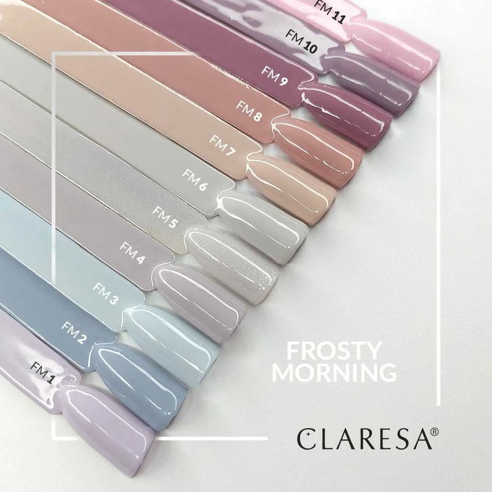 Activeshop Claresa Soak Off UV/LED ilgalaikis hibridinis nagų lakas 5g., Spalva: Frosty Morning 11