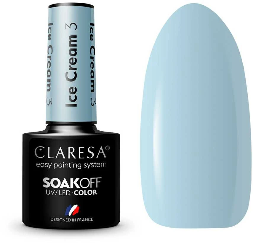 Activeshop Claresa Soak Off UV/LED Ice Kreminis 3, 5 g