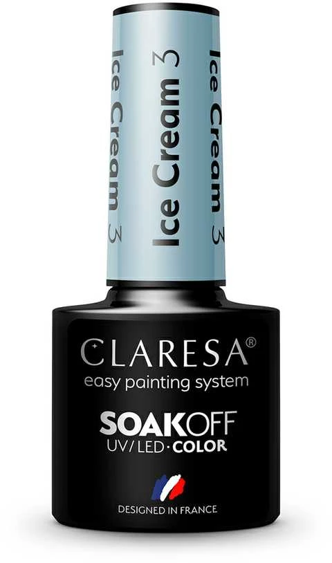 Activeshop Claresa Soak Off UV/LED Ice Kreminis 3, 5 g