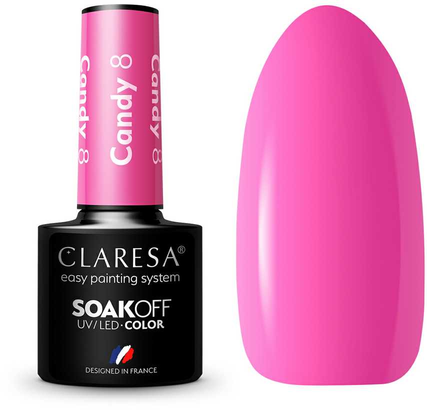 Activeshop Claresa Soak Off UV/LED saldainiai 8, 5 g
