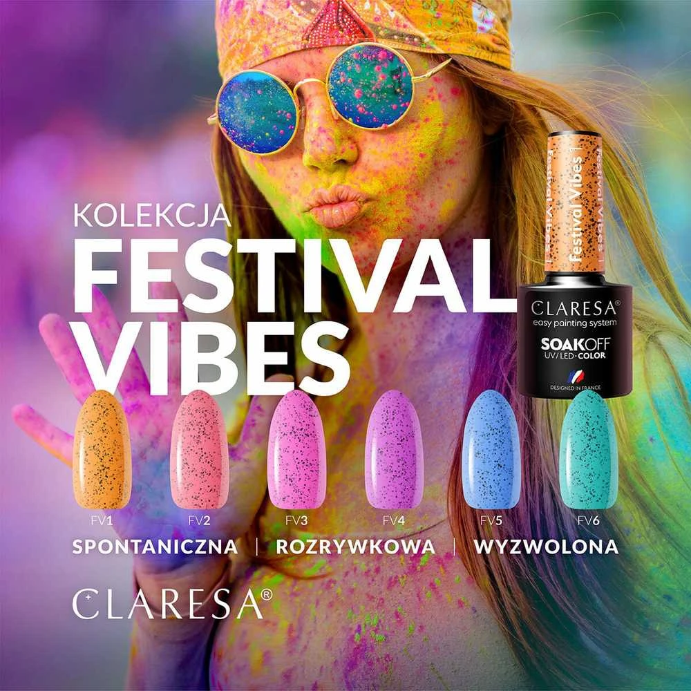 Activeshop Claresa Soak Off UV/LED Festival Vibes 5, 5 g