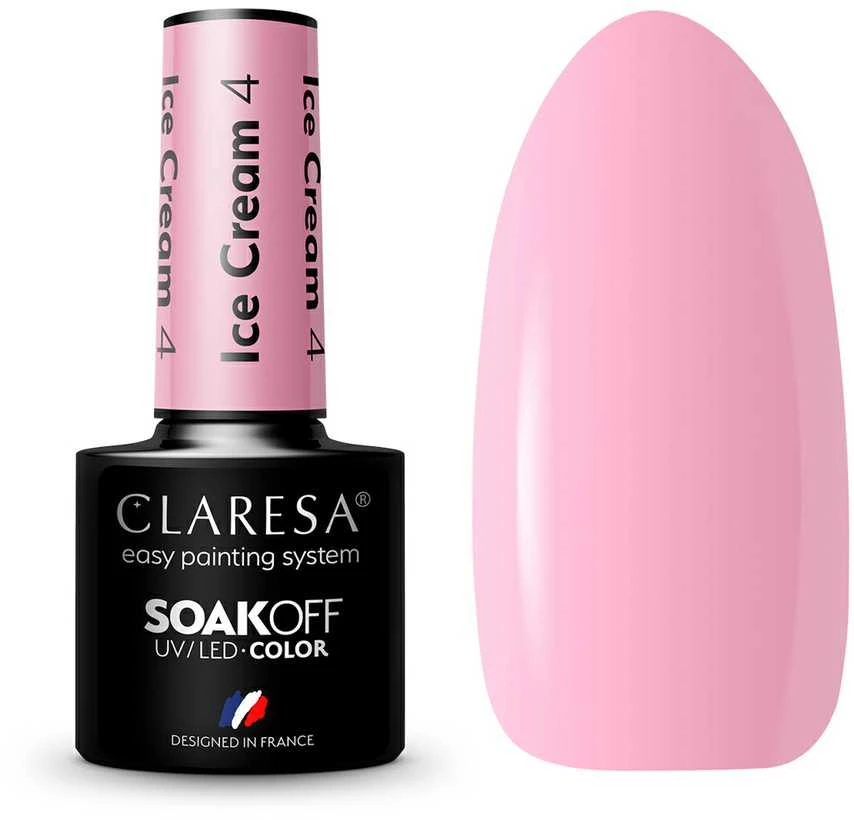 Activeshop Claresa Soak Off UV/LED Ice Kreminis 4, 5 g