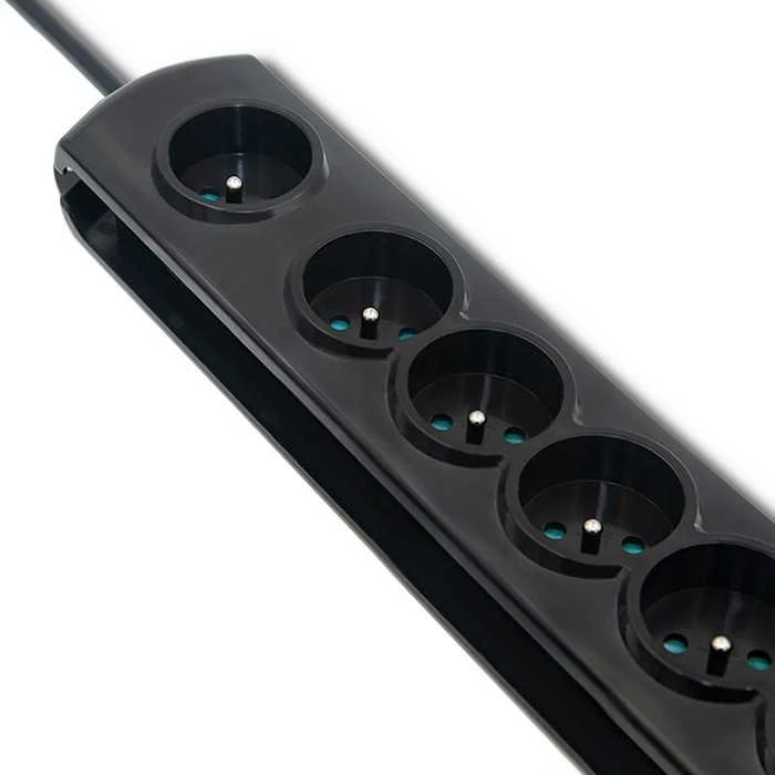 QOLTEC Apsauga nuo viršįtampių su Foot Quick Switch 7 lizdais 1,5 m