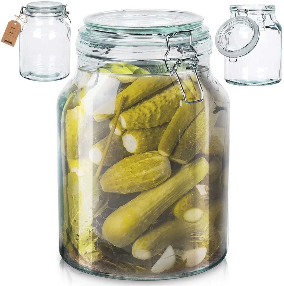 Orion Stiklainiai 3,4 l Stikliniai su užspaudžiamais dangteliais