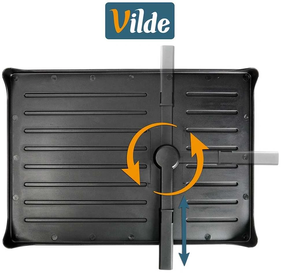 Vilde Metalinis indų džiovintuvas 48x32,5x18,5 cm Juodas