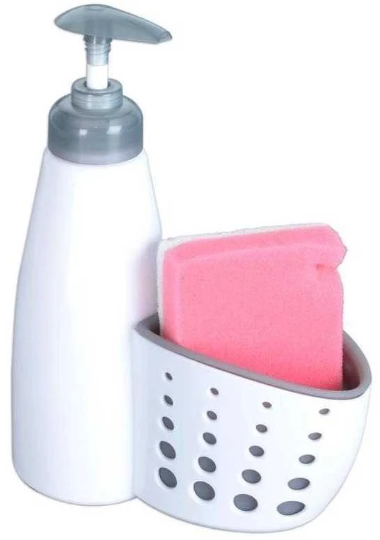 Orion Muilo dozatorius su kempinės dėže 370 ml Baltas