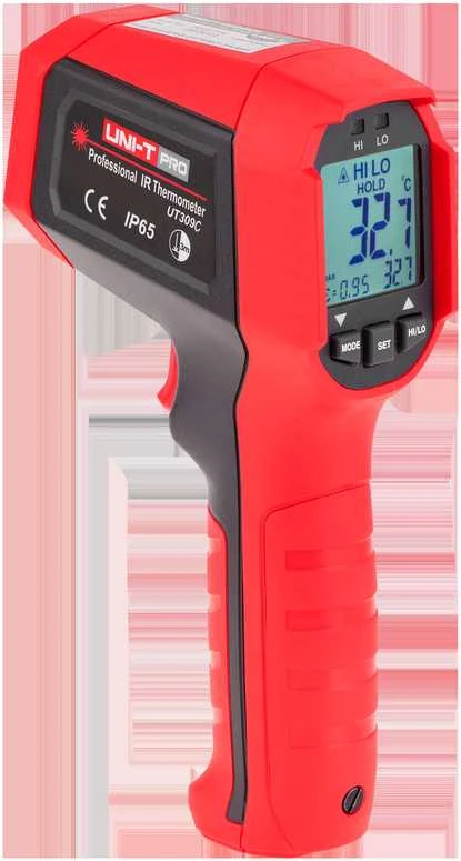 UIT Profesionalus infraraudonųjų spindulių termometras -32°C - 650°C UT309C UNI-T