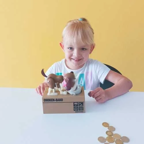 Iso Trade Baterija operated piggy bank - ruda dog 22470