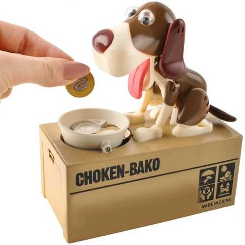 Iso Trade Baterija operated piggy bank - ruda dog 22470