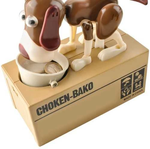 Iso Trade Baterija operated piggy bank - ruda dog 22470